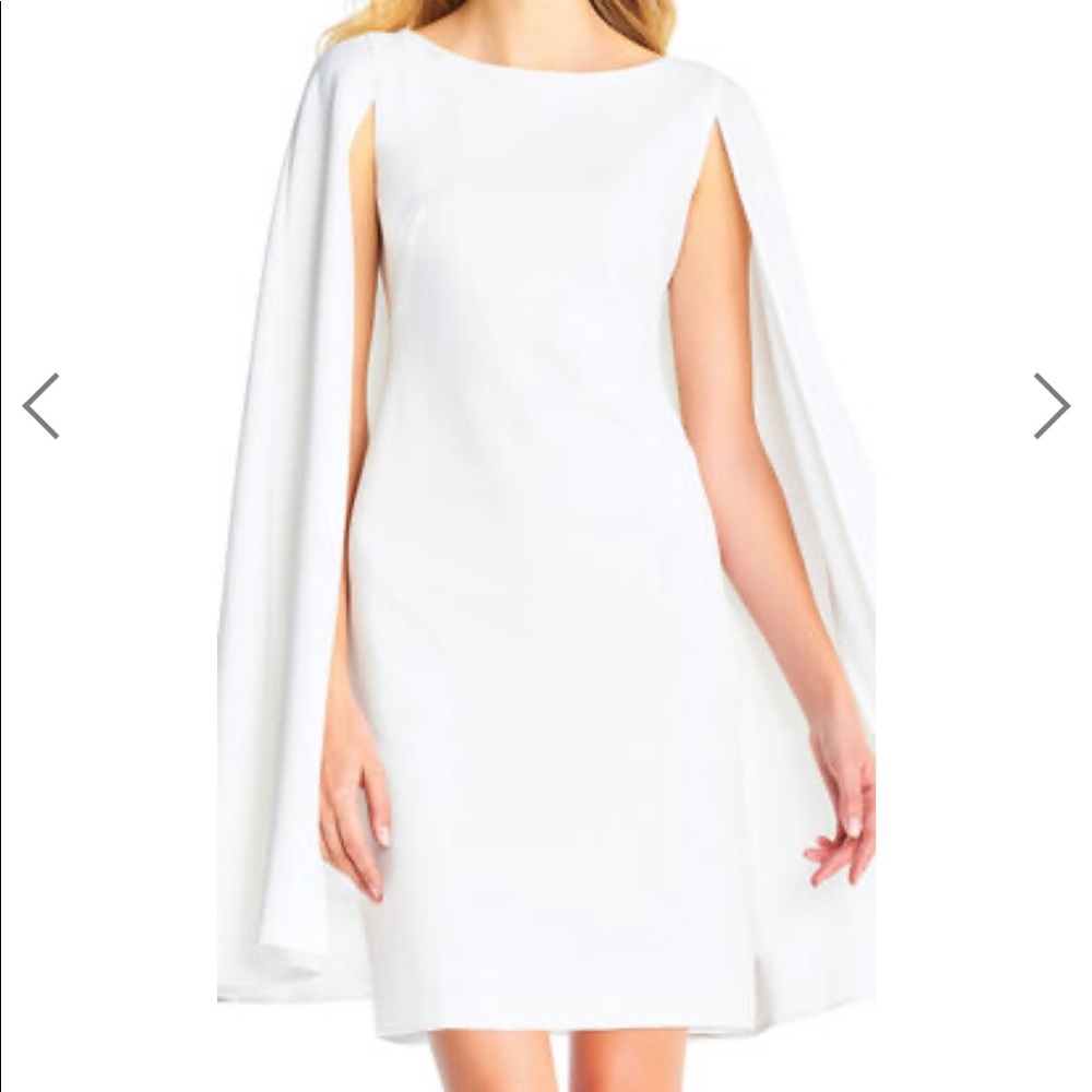 Adrianna Papell Cape Sheath Dress